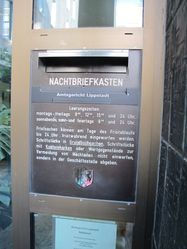 Nachtbriefkasten Nachtbriefkasten