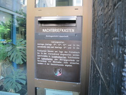 Nachtbriefkasten Nachtbriefkasten